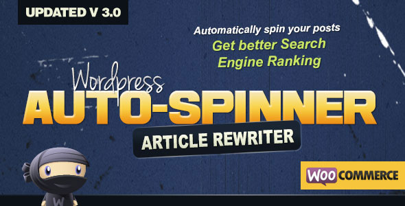 WordPress Auto Spinner – 文章内容自动重写插件 – v3.14.0