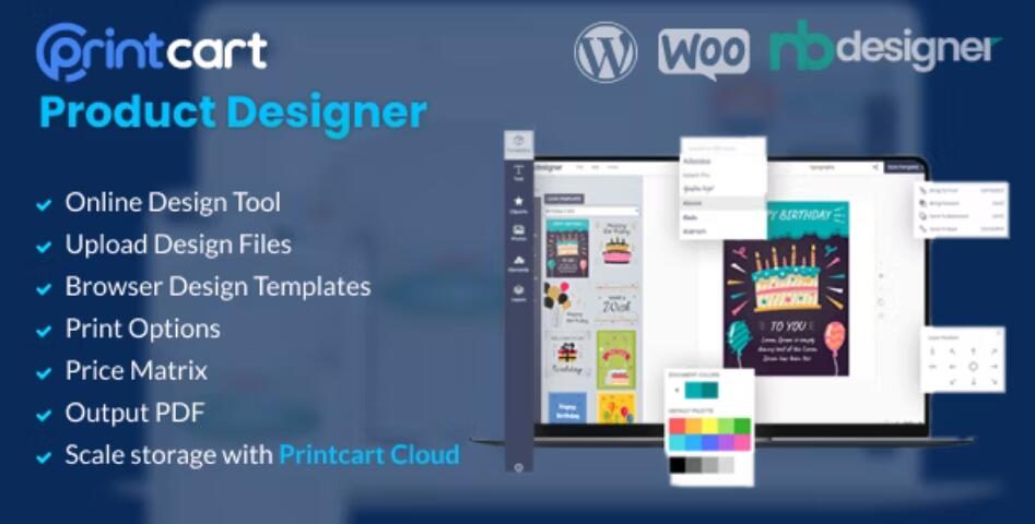 Printcart Product Designer – WooCommerce 产品自定义设计插件 – v1.2.0