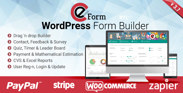 eForm – 表单生成器WordPress插件 – v4.18.0