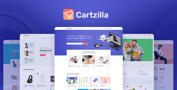 Cartzilla – 素材模板作品交易数字市场WordPress主题 – v1.0.30