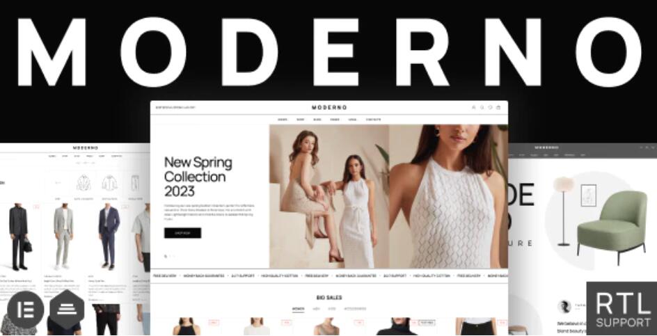 Moderno – 时尚现代家具店家居用品外贸WooCommerce主题 – v1.6