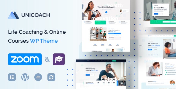 UniCoach – 多用途培训教育网课网站 WordPress 模板 – v1.1.6