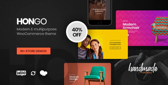 Hongo – 现代多用途WooCommerce在线电商网站模板 – v2.9