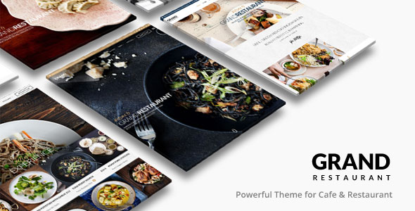 Grand Restaurant – 美食餐厅咖啡网站WordPress汉化主题 – v6.7.8