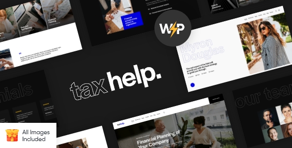 Tax Help – 财务商业会计企业顾问网站WordPress主题 – v2.8