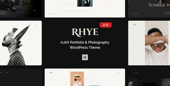 Rhye – AJAX 作品展示网站模板WordPress主题 – v3.2.3