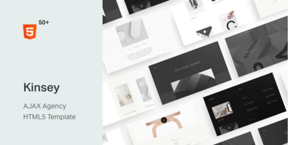 Kinsey – AJAX 无刷新加载产品展示HTML5模板