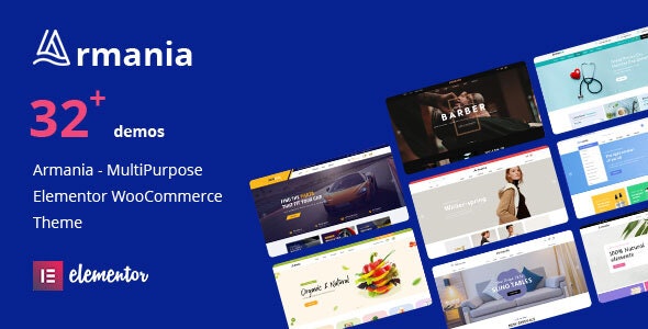 Armania – Elementor可视化编辑在线电商网站WooCommerce模板 – v1.3.6