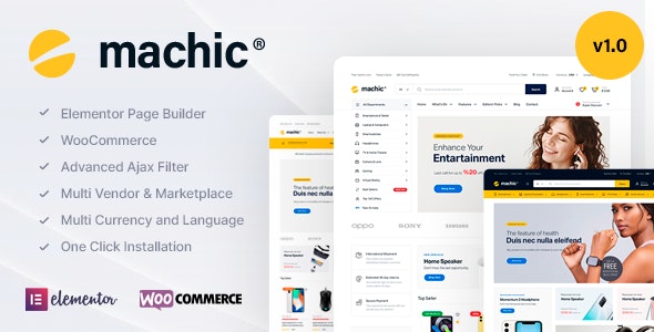Machic – 电子数码产品在线商店 WooCommerce 主题 – v1.2.8