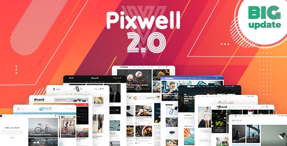 Pixwell – 现代时尚新闻博客模板WordPress主题 – v10.6