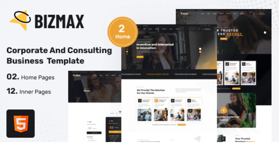 Bizmax – 企业咨询工商财税网站HTML模板 – v1.0