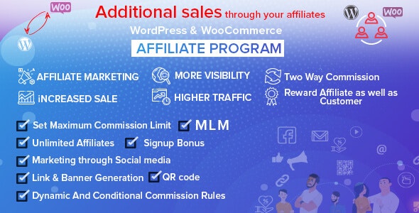 WordPress & WooCommerce Affiliate Program 会员营销推广插件 – v7.1.0