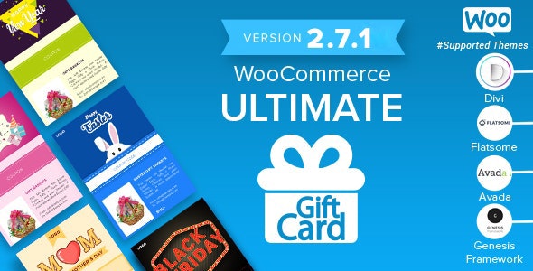 WooCommerce Ultimate Gift Card – 终极礼品卡券插件 – v2.8.5