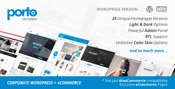 Porto – 购物商城网站模板WordPress汉化主题 – v6.9.6
