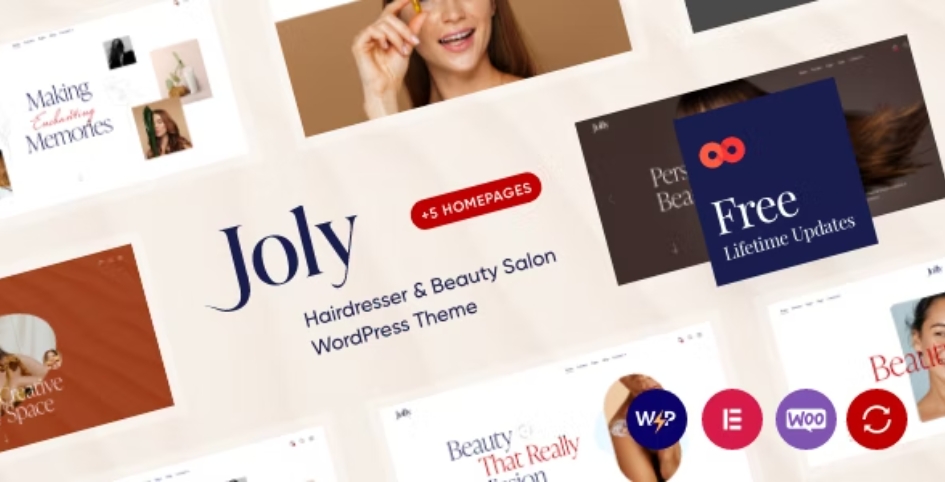 Joly – 美发师美容沙龙网站模板WordPress主题 – v1.7