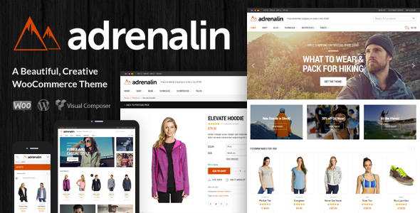 Adrenalin – 服饰在线购物商城WordPress主题 – v2.2.3