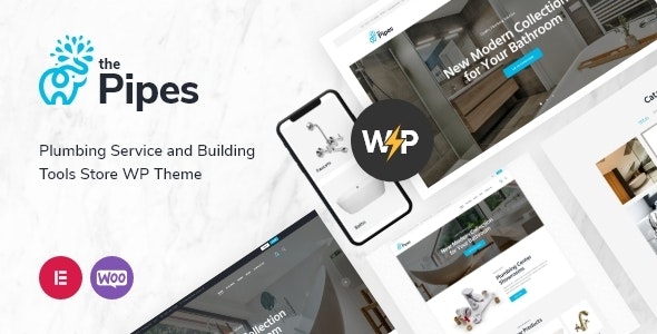 The Pipes – 管道服务建筑工具商店WordPress主题 – v1.6.0