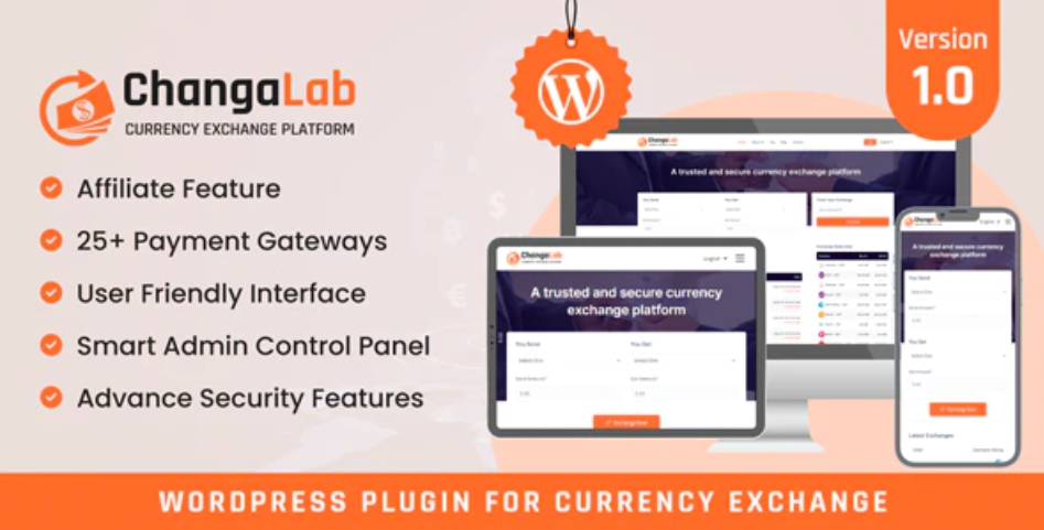 ChangaLab – 多货币切换兑换支付WordPress插件 – v1.0.1