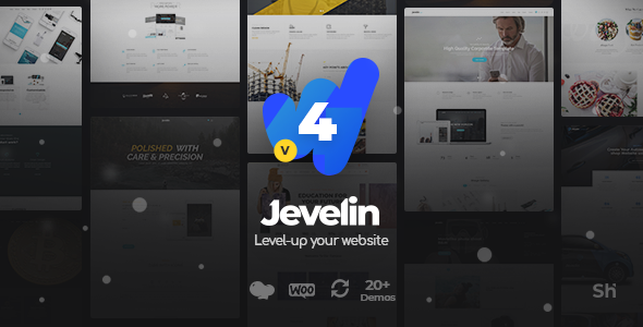 Jevelin – 多用途高级网站模板WordPress主题 – v5.7