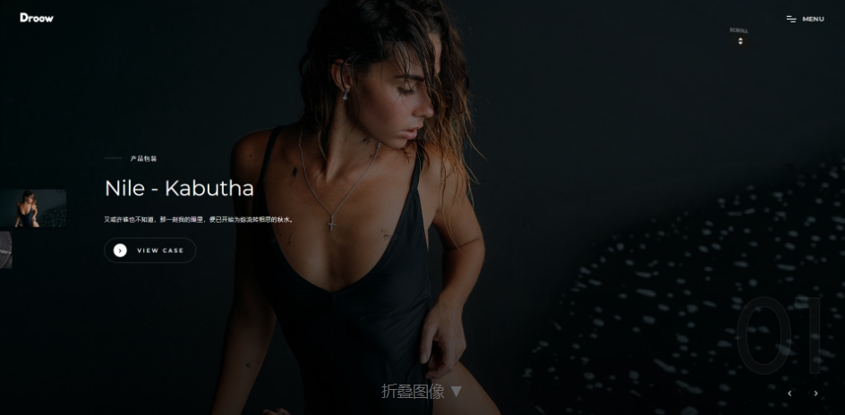 创意摄影艺术产品展示网站DedeCMS模板