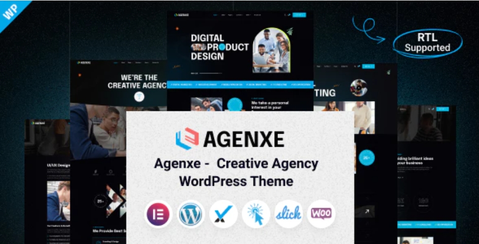 Agenxe – 创意多用途企业网站WordPress模板 – v1.0