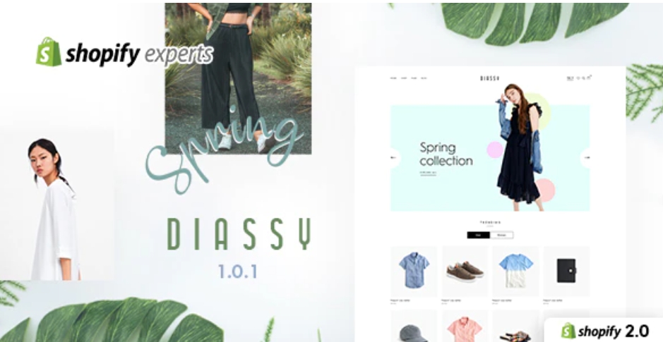 Diassy – 响应式鞋服网站电子商务Shopify模板 – v2.0.0