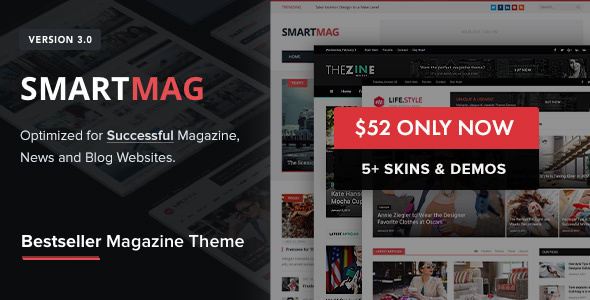 SmartMag – 新闻杂志网站模板WordPress主题 – v9.2.0