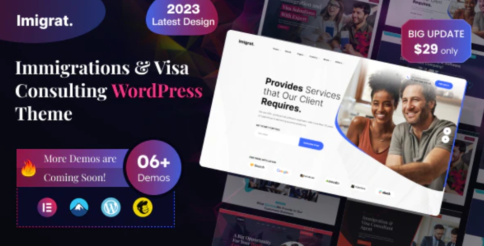 Imigrat – 移民签证咨询网站WordPress模板 – v1.1.2