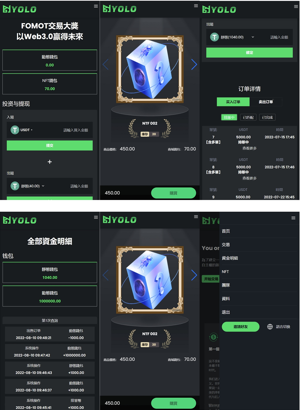多语言USDT交易市场源码/USDT理财系统源码