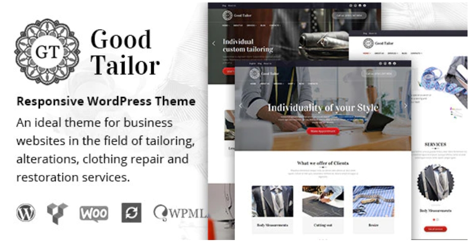 Good Tailor – 服装设计裁缝定制网站 WordPress 模板 – v1.5.13