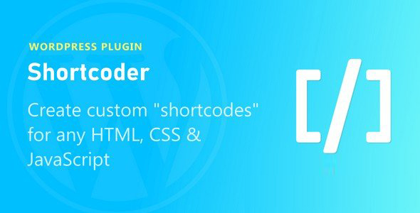 Shortcoder Pro – 创建自定义的短代码插件 – v6.2