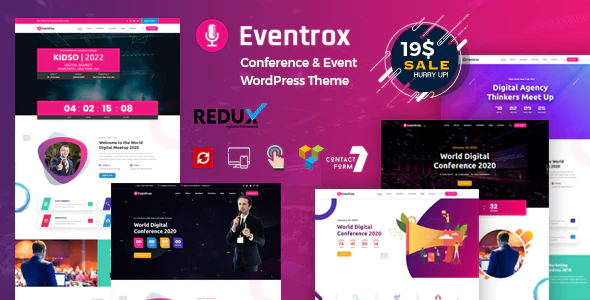 Eventrox – 活动会议展览研讨会网站 WordPress 模板 – v1.0