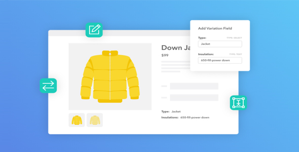 WooCommerce Custom Fields for Variations – 商品自定义可变属性字段插件 – v1.5.0