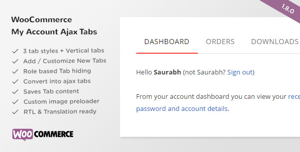 SS WooCommerce Myaccount Ajax Tabs 商品选项卡插件 – v2.5.0