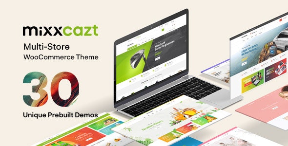 Mixxcazt – 创意多行业电商网站WooCommerce模板 – v1.5.9