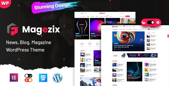 Magezix – 报纸杂志新闻发布网站WordPress主题 – v1.0.5