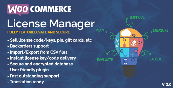 WooCommerce License Manager 销售许可证插件 – v5.0.9