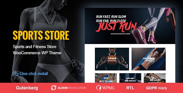 Sports Store – 运动服装健身器材商店WordPress主题 – v1.1.9