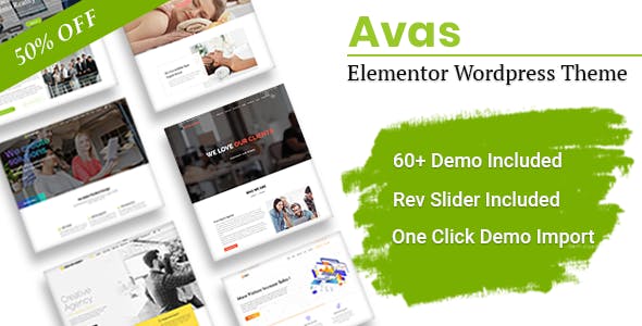 Avas – 多功能企业网站模板WordPress主题 – v6.5.6