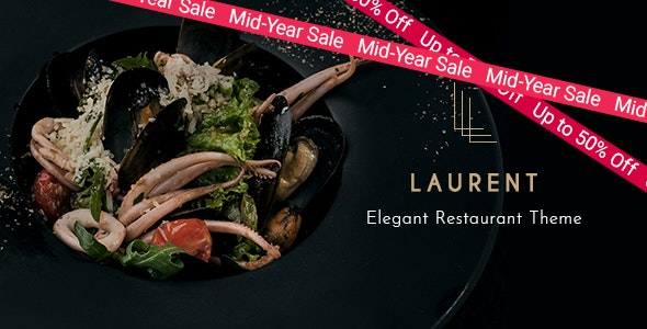 Laurent – 优雅简约餐厅美食WordPress网站主题 – v3.1