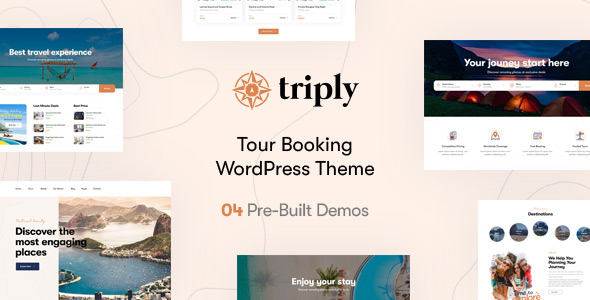 Triply – 旅行社度假村酒店预定网站WordPress模板 – v2.3.3
