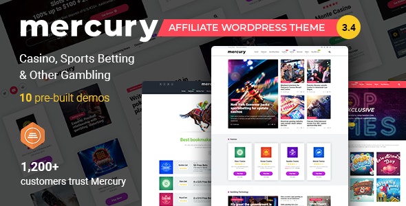 Mercury – 新闻与评论会员营销WordPress主题 – v3.9.4