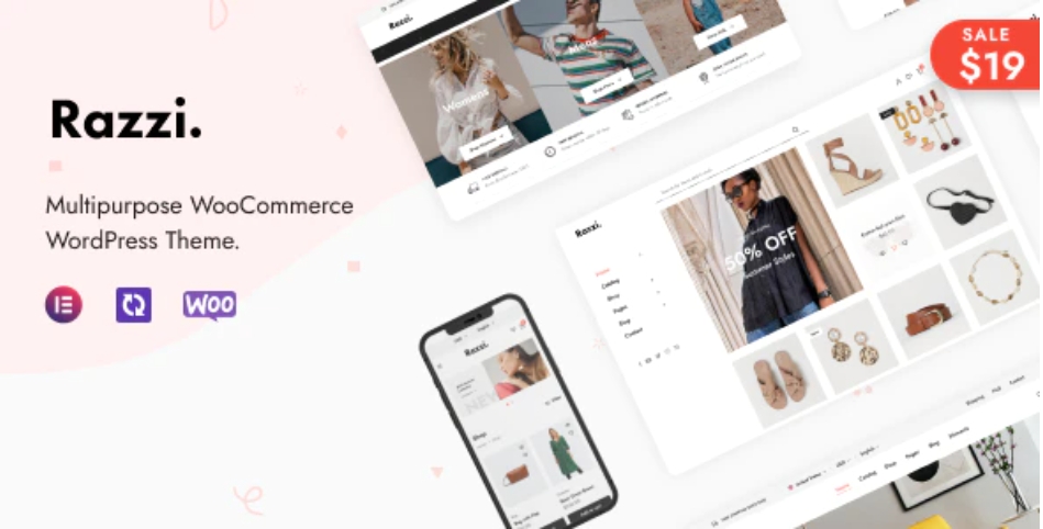 Razzi – 多用途电子商务在线商店 WooCommerce 模板 – v2.0.2