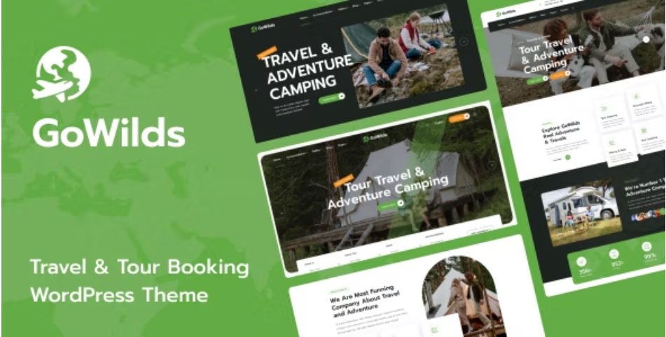 Gowilds – 旅行旅游预订网站WordPress主题 – v1.0.3