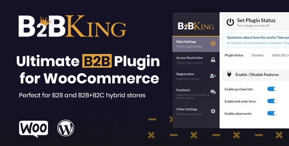 B2BKing – 终极批发B2B多商家WooCommerce插件 – v5.0.35