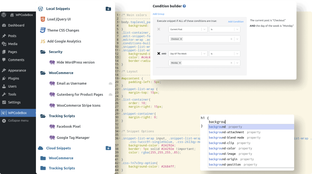 WPCodeBox – 网站开发代码段管理插件 – v1.1.1