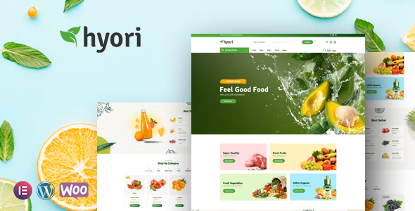 Hyori – 有机食品电子商务网站WordPress主题 – v1.1.2