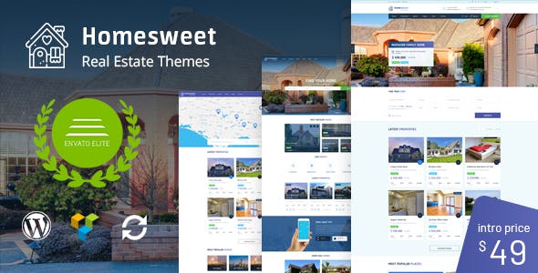 HomeSweet – 房地中介网站模板WordPress主题 – v1.10