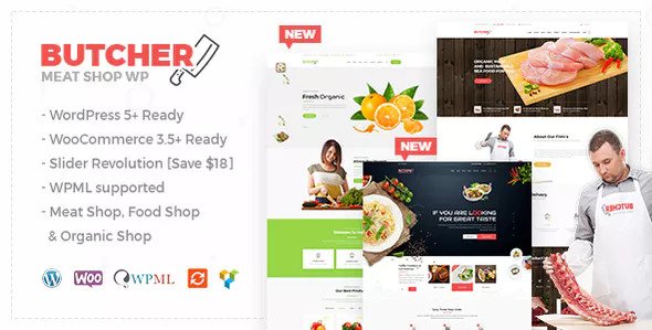 Butcher – 有机商品商店Woocommerce主题 – v2.34