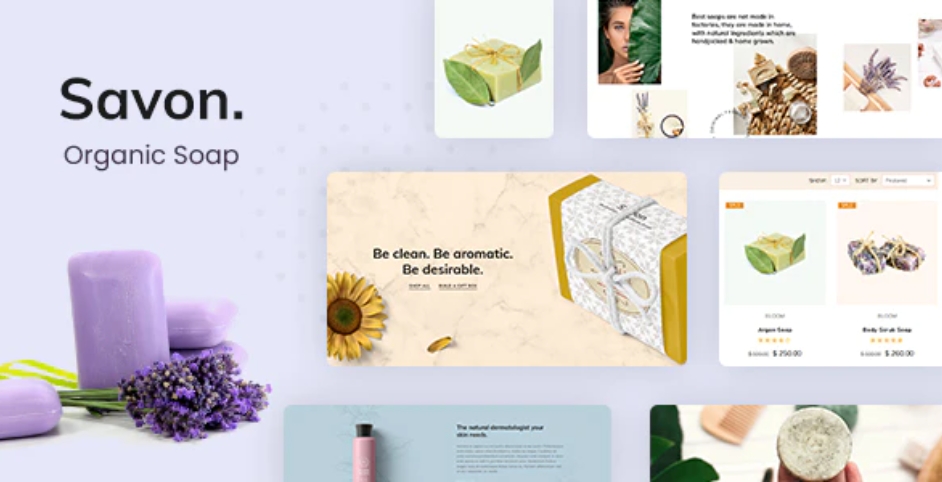 Savon – 手工艺品制作网站模板WordPress主题 – v1.5